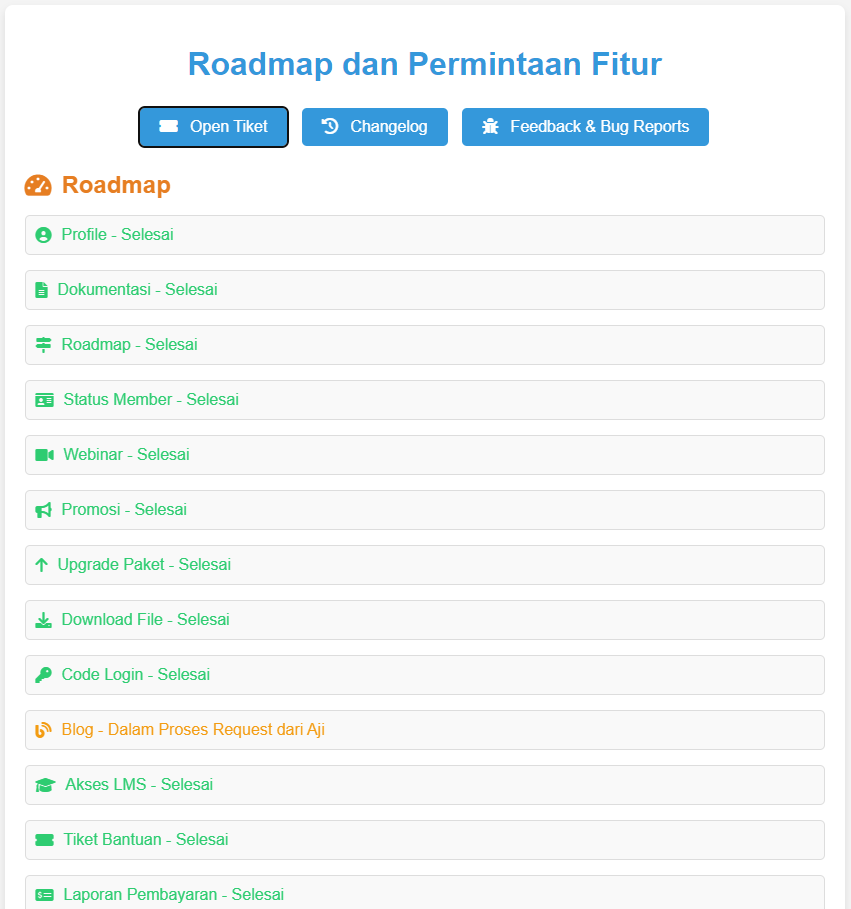 Notifikasi dan Pengingat